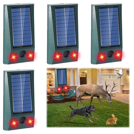 SolarGuardix - Ultrasonic Bird Repeller with Motion Detection and Solar Power 0