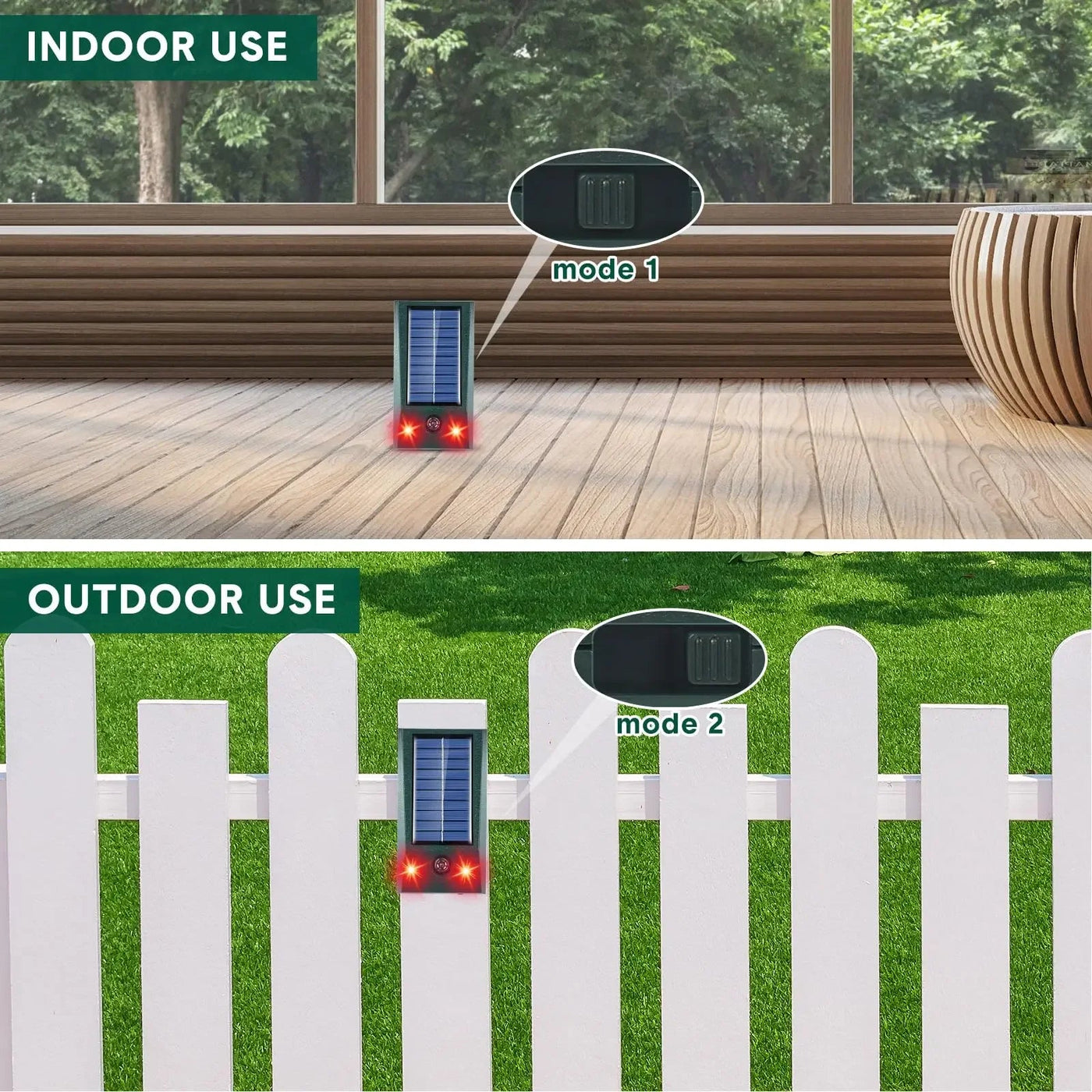 SolarGuardix - Ultrasonic Bird Repeller with Motion Detection and Solar Power 3