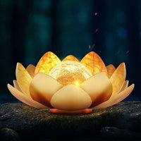 SolarLotus - Solar Powered Outdoor Lamp with Unique Lotus Design for Garden Lighting 0