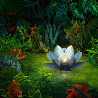 SolarLotus - Solar Powered Outdoor Lamp with Unique Lotus Design for Garden Lighting 11