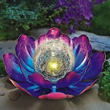 SolarLotus - Solar Powered Outdoor Lamp with Unique Lotus Design for Garden Lighting 12