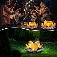SolarLotus - Solar Powered Outdoor Lamp with Unique Lotus Design for Garden Lighting 3