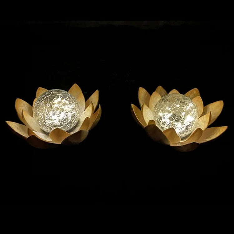 SolarLotus - Solar Powered Outdoor Lamp with Unique Lotus Design for Garden Lighting 6