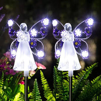 Solar Garden Lights - Elegant Solar Angel LED Outdoor Light with Weatherproof Design 2