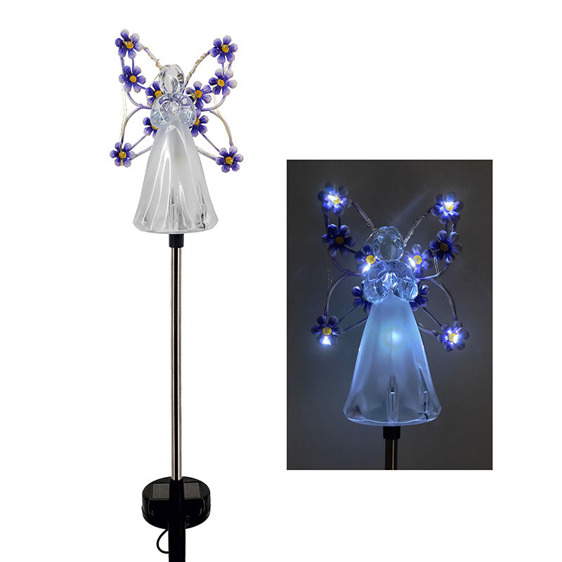 Solar Garden Lights - Elegant Solar Angel LED Outdoor Light with Weatherproof Design 6