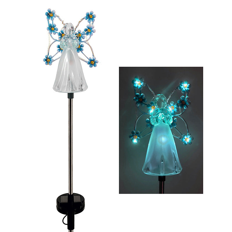 Solar Garden Lights - Elegant Solar Angel LED Outdoor Light with Weatherproof Design 8
