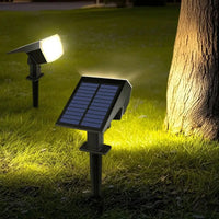 Solar Powered Flood Light - 59 LED Adjustable Brightness Outdoor Security Light, IP65 Waterproof 1