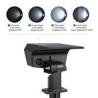 Solar Powered Flood Light - 59 LED Adjustable Brightness Outdoor Security Light, IP65 Waterproof 7