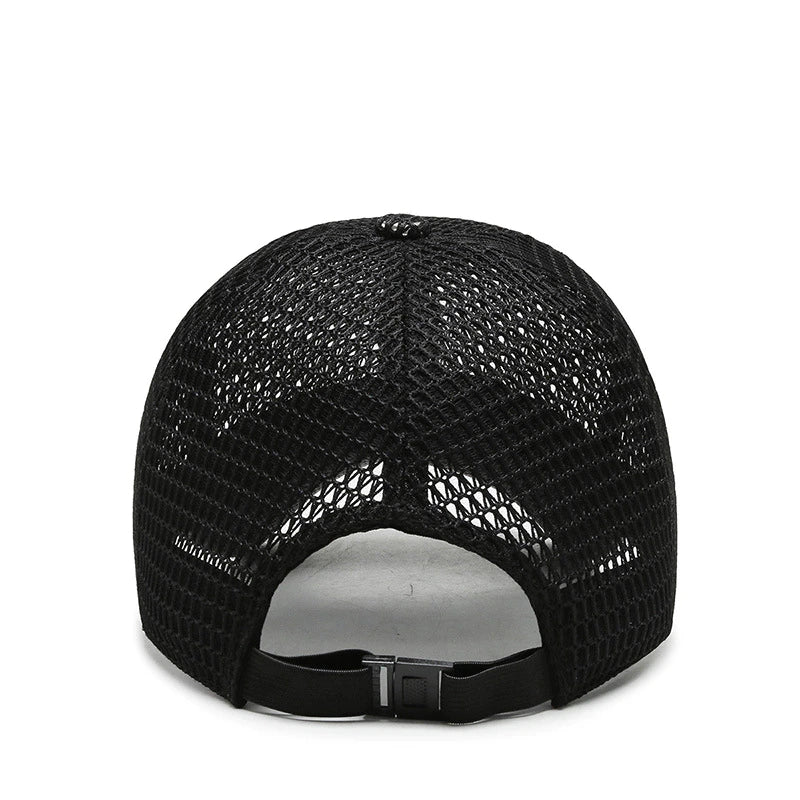 PEAKBREEZE – Adjustable Mesh Hat for Sports and Casual Use
