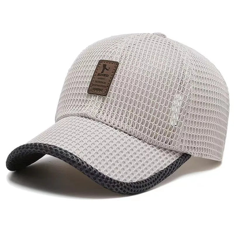 PEAKBREEZE – Adjustable Mesh Hat for Sports and Casual Use