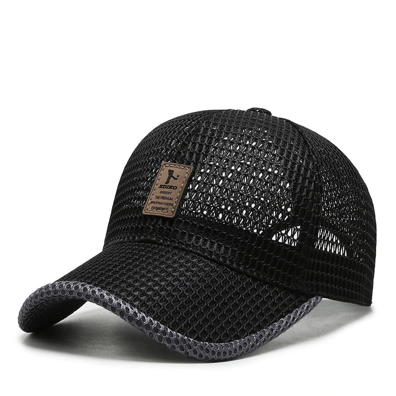 PEAKBREEZE – Adjustable Mesh Hat for Sports and Casual Use