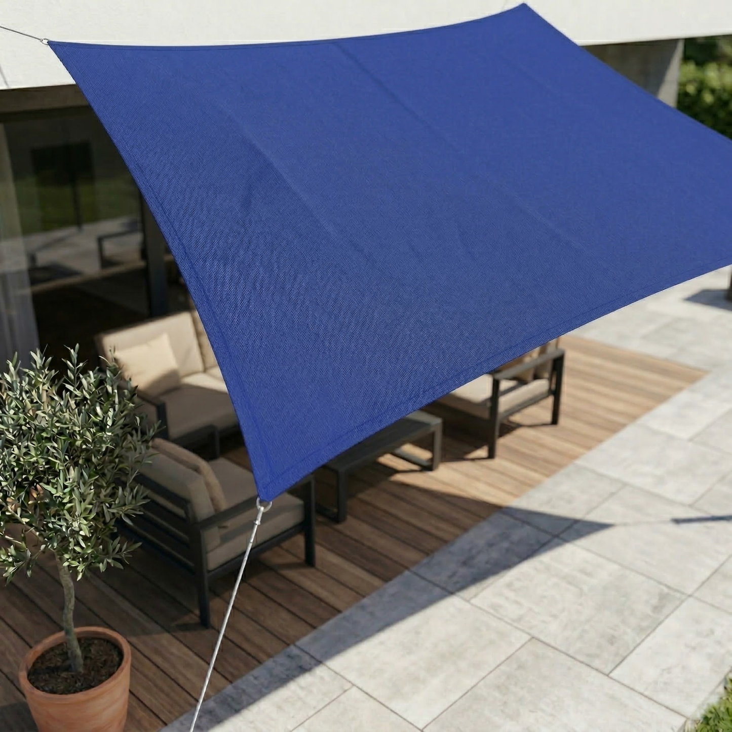 SKYSHIELD – Rechteckiges Sonnensegel für verbesserten Außenschutz und Schatten