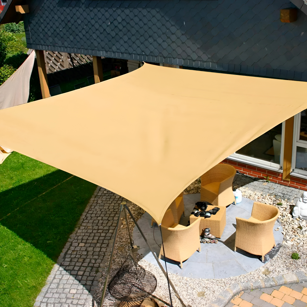 SKYSHIELD – Rechteckiges Sonnensegel für verbesserten Außenschutz und Schatten