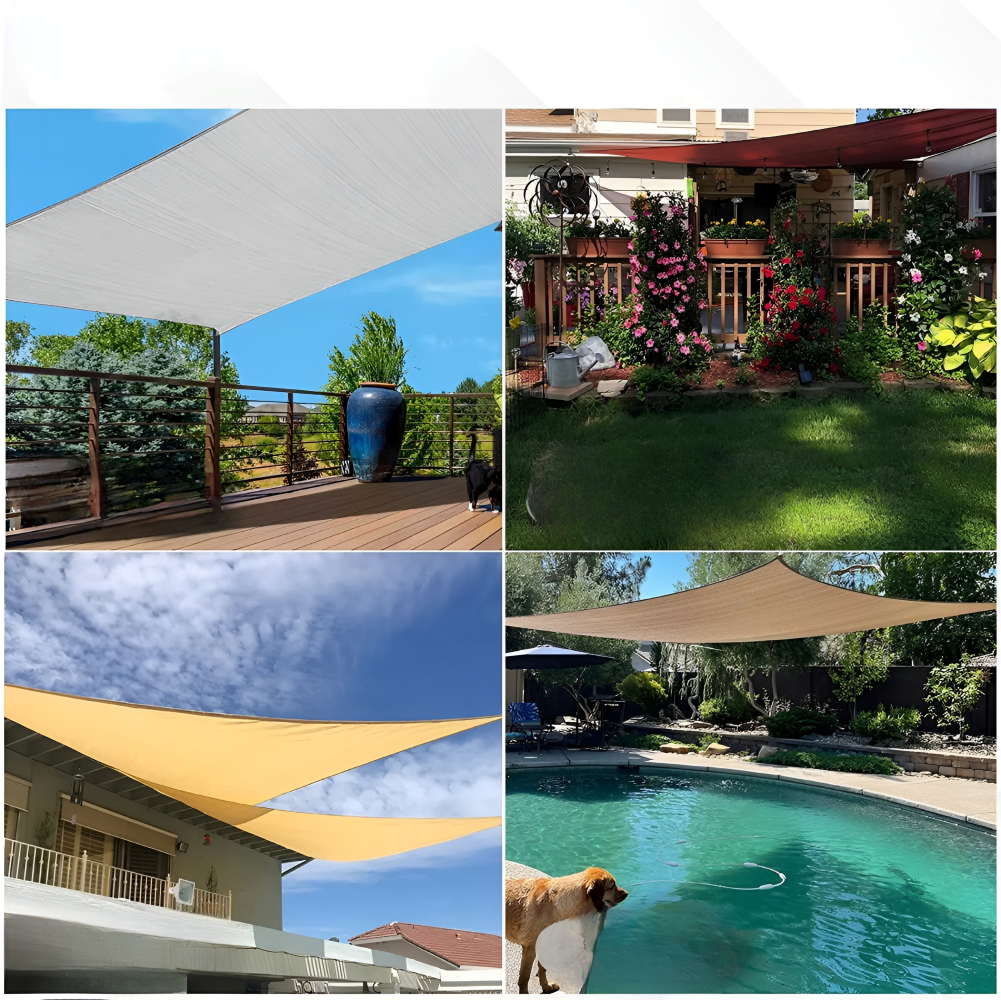 SKYSHIELD – Rechteckiges Sonnensegel für verbesserten Außenschutz und Schatten
