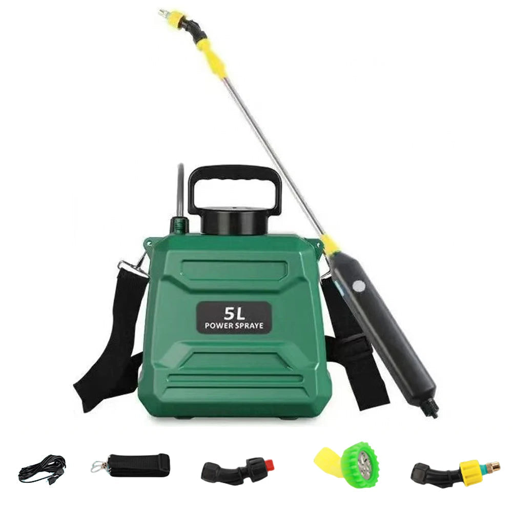 SprayMate Pro - 5L High Pressure Handheld Sprayer with USB Charging & Adjustable Nozzle 0