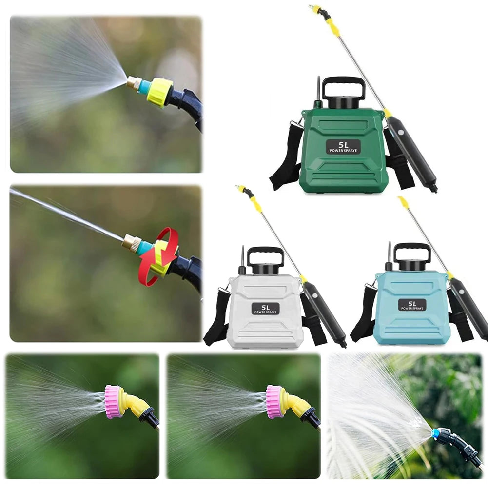 SprayMate Pro - 5L High Pressure Handheld Sprayer with USB Charging & Adjustable Nozzle 1