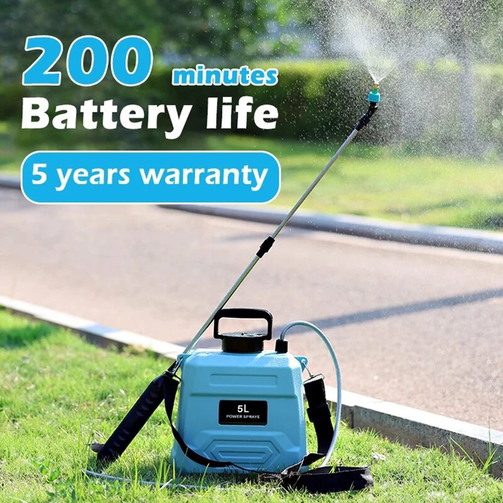 SprayMate Pro - 5L High Pressure Handheld Sprayer with USB Charging & Adjustable Nozzle 3