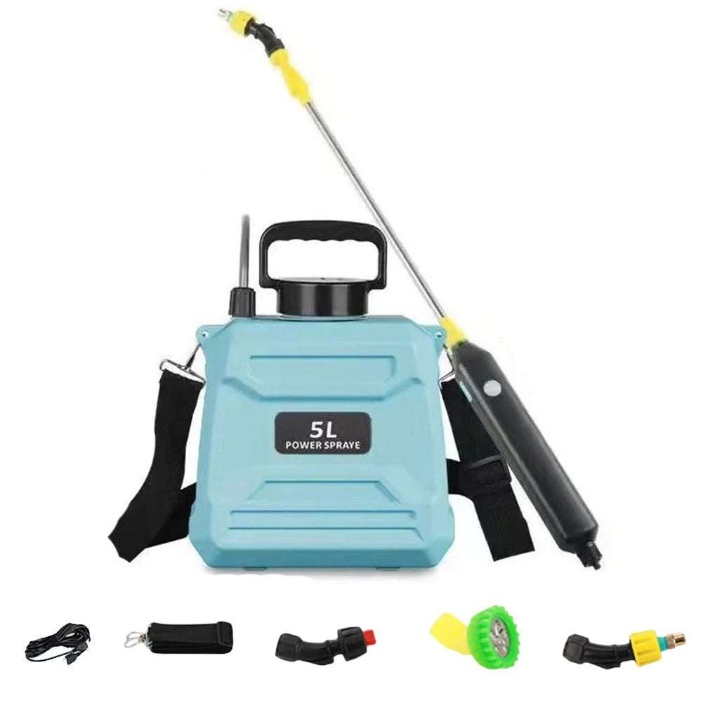 SprayMate Pro - 5L High Pressure Handheld Sprayer with USB Charging & Adjustable Nozzle 7