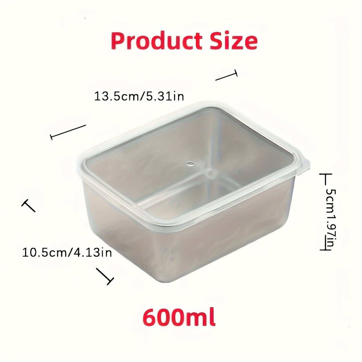 Stainless Steel 7-Piece Food Storage Containers Set - Leakproof & Stackable Meal Prep Solution 4