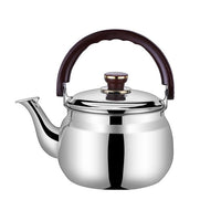 Stainless Steel Whistling Kettle - Induction-Ready Stove Top Tea Kettle with Ergonomic Handle 0