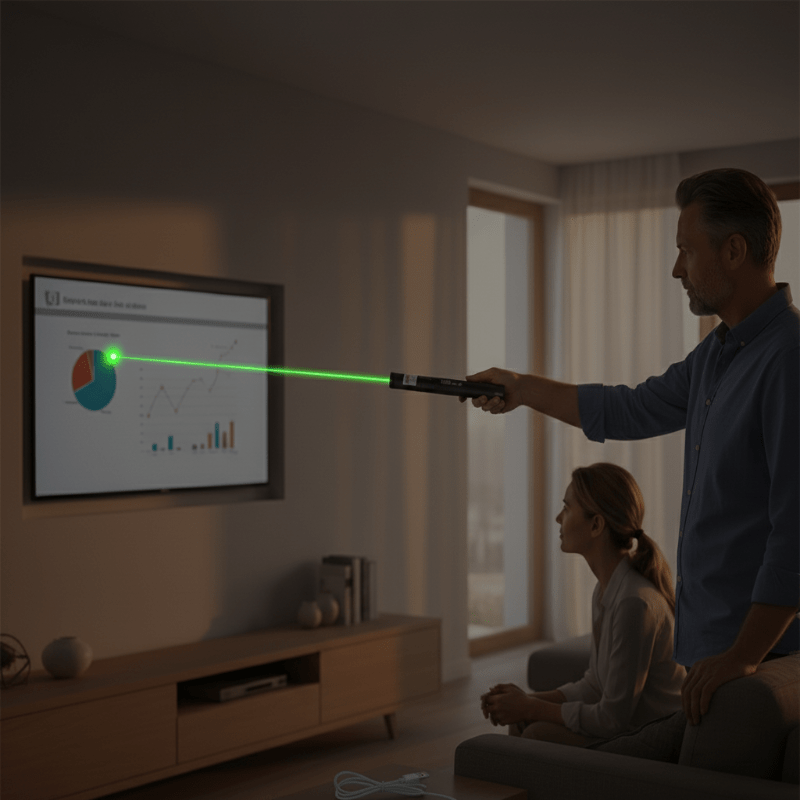 StarBeam - Powerful Green Laser Pointer Pen with Adjustable Focus, 10,000m Range 1