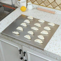 SteelCut Pro - Stainless Steel Cutting Board with Non-Slip Surface & Integrated Lip 2
