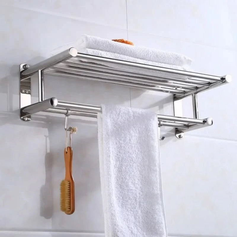 SteelRack stainless steel towel rail - Space-saving & stylish for every bathroom 0