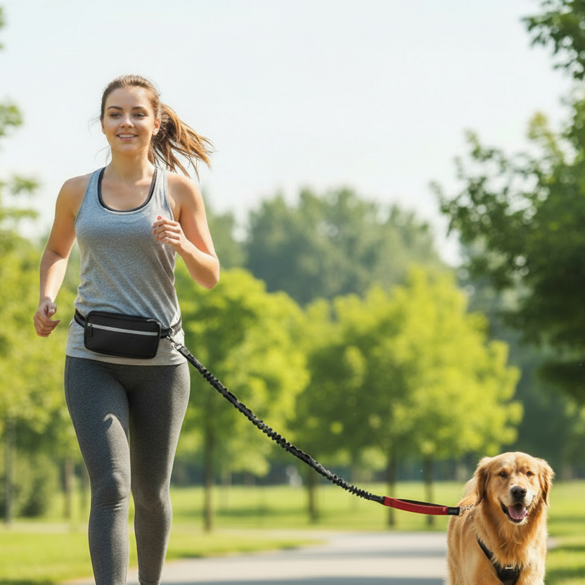 StrideBuddy - Hands-Free Dog Leash with Shock Absorption for Ultimate Control 1