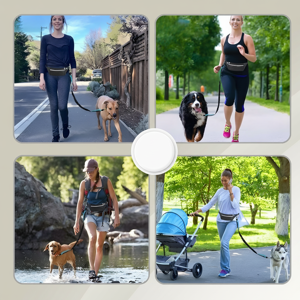 StrideBuddy - Hands-Free Dog Leash with Shock Absorption for Ultimate Control 4