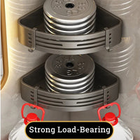 Stylish Aluminum Corner Shower Caddy Rack - Space-Saving Bathroom Organizer 3