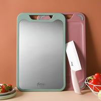 Stylish Double-Sided Chopping Board with Integrated Garlic Grinder & Non-Stick Surface 1