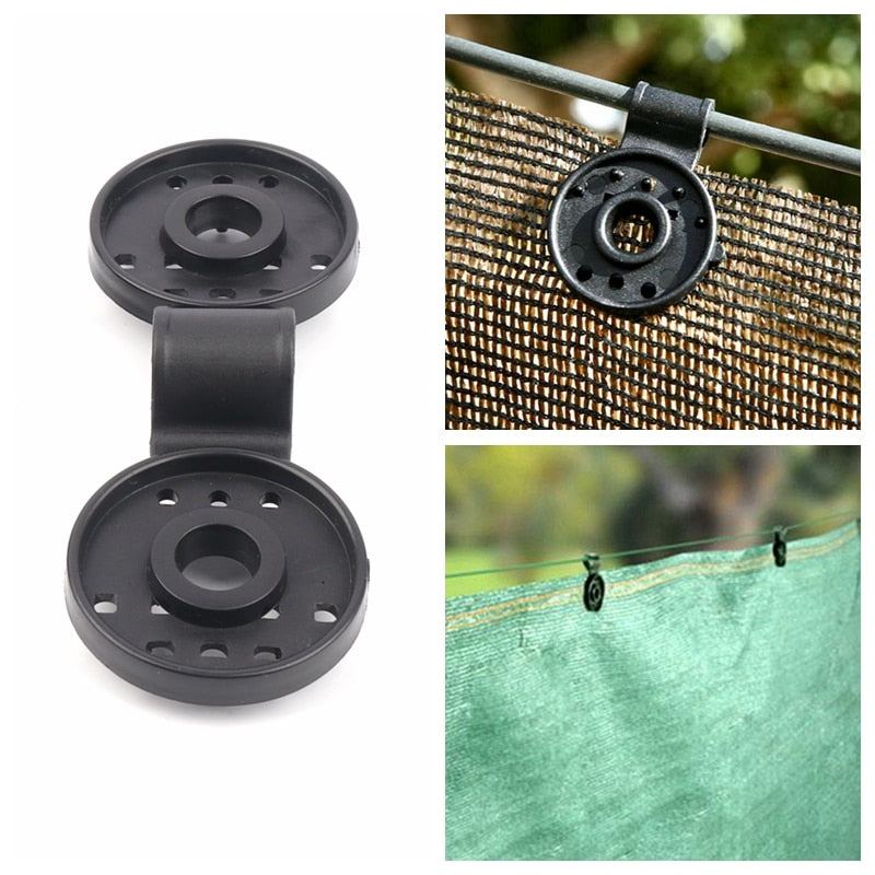 Sun Shade Fix Clamp Net Clip - Weather Resistant Fastening Solution for Secure Grip 0