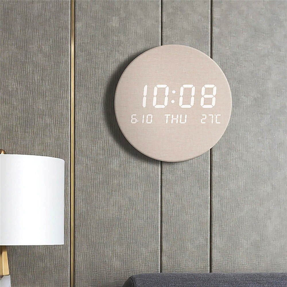 Svenna - Modern Digital Wall Clock Decor with Minimalist Scandinavian Design 4