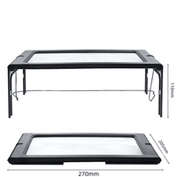 TEXTDESK – Foldable 3x Table Magnifier with LED Lighting for Hands-Free Reading 2