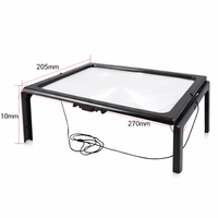 TEXTDESK – Foldable 3x Table Magnifier with LED Lighting for Hands-Free Reading 3