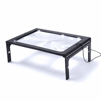 TEXTDESK – Foldable 3x Table Magnifier with LED Lighting for Hands-Free Reading 4