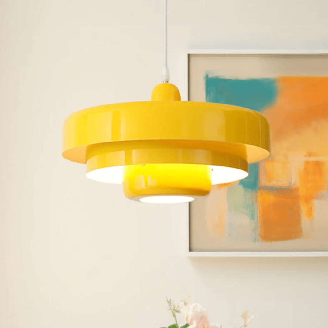 TRILORA – Elegant three-level pendant light in macaron colors 10