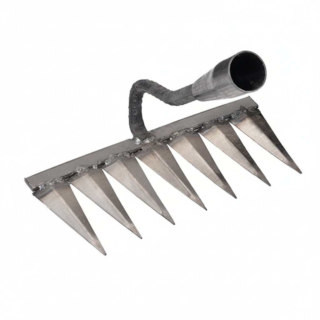 TerraRake - Durable Metal Garden Rake for Efficient Weeding and Soil Preparation 10