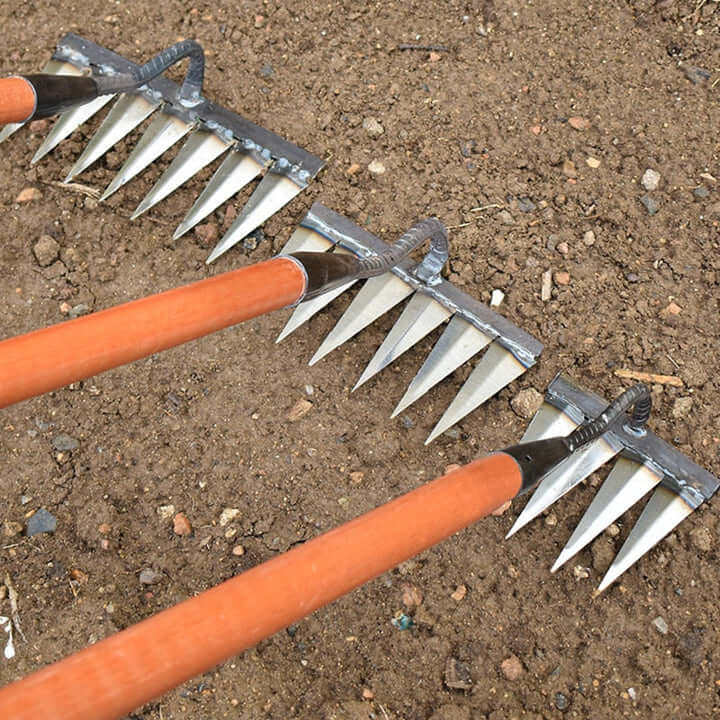 TerraRake - Durable Metal Garden Rake for Efficient Weeding and Soil Preparation 5