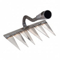 TerraRake - Durable Metal Garden Rake for Efficient Weeding and Soil Preparation 8