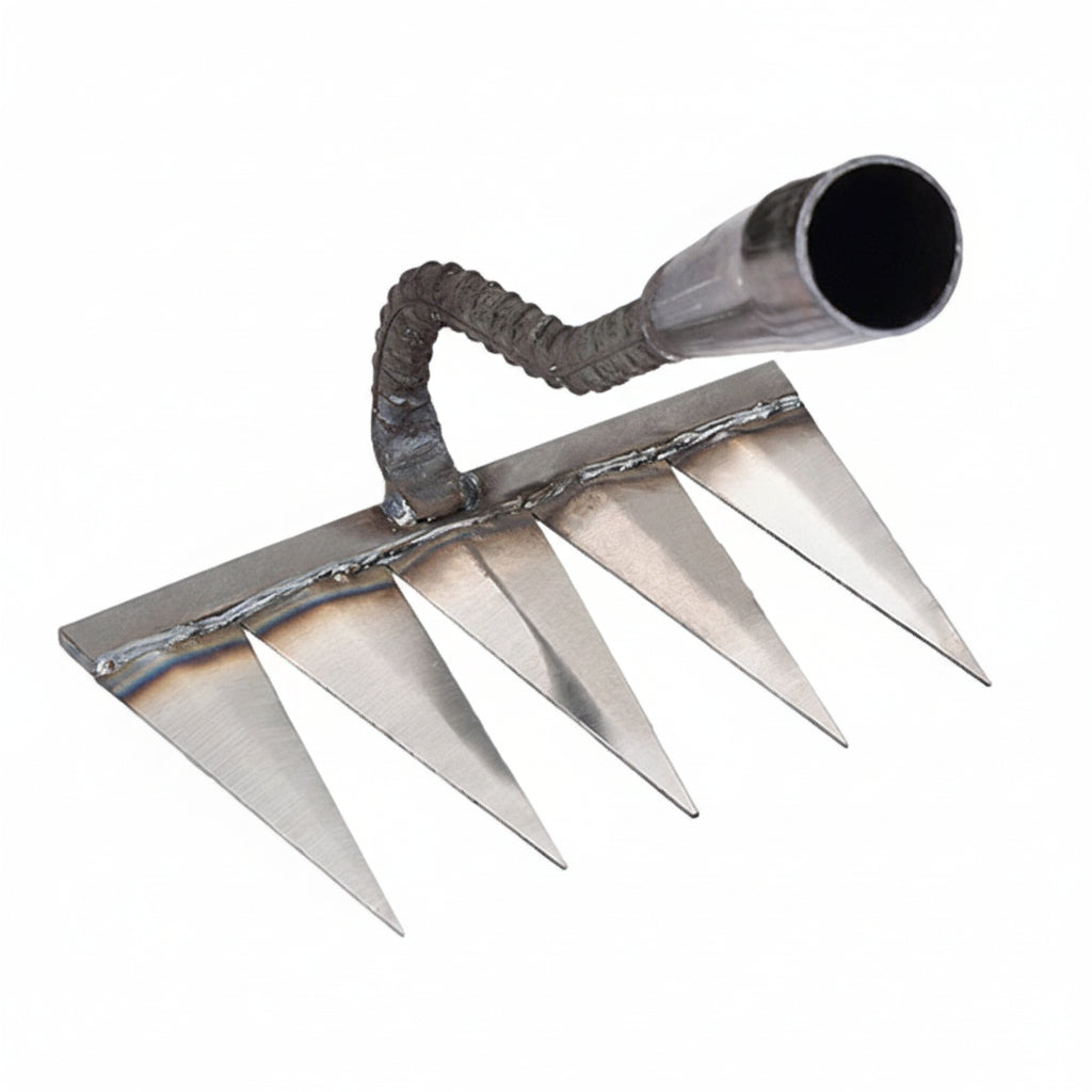 TerraRake - Durable Metal Garden Rake for Efficient Weeding and Soil Preparation 9
