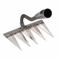 TerraRake - Durable Metal Garden Rake for Efficient Weeding and Soil Preparation 9
