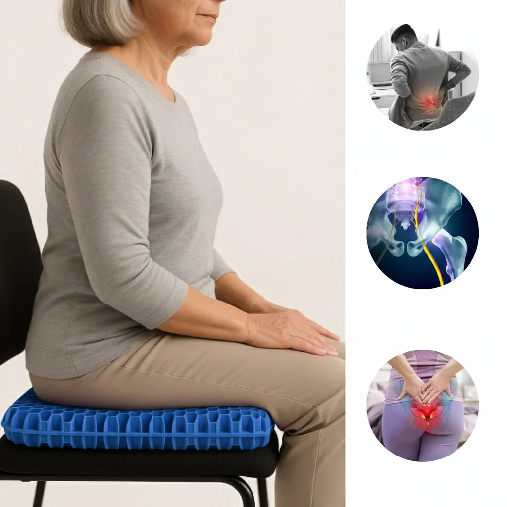GELREST – Supportive Gel Cushion for Everyday Sitting Comfort