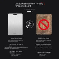 TitanClean Stainless Steel Cutting Board - Antibacterial & Scratch-Resistant 3