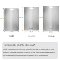 TitanClean Stainless Steel Cutting Board - Antibacterial & Scratch-Resistant 4