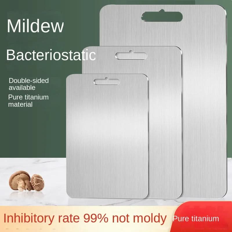 TitanClean Stainless Steel Cutting Board - Antibacterial & Scratch-Resistant 5