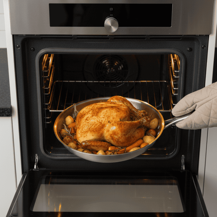 TitanForge - Non-Stick Frying Pan, Titanium Alloy, All Stove Types, Easy Clean 3