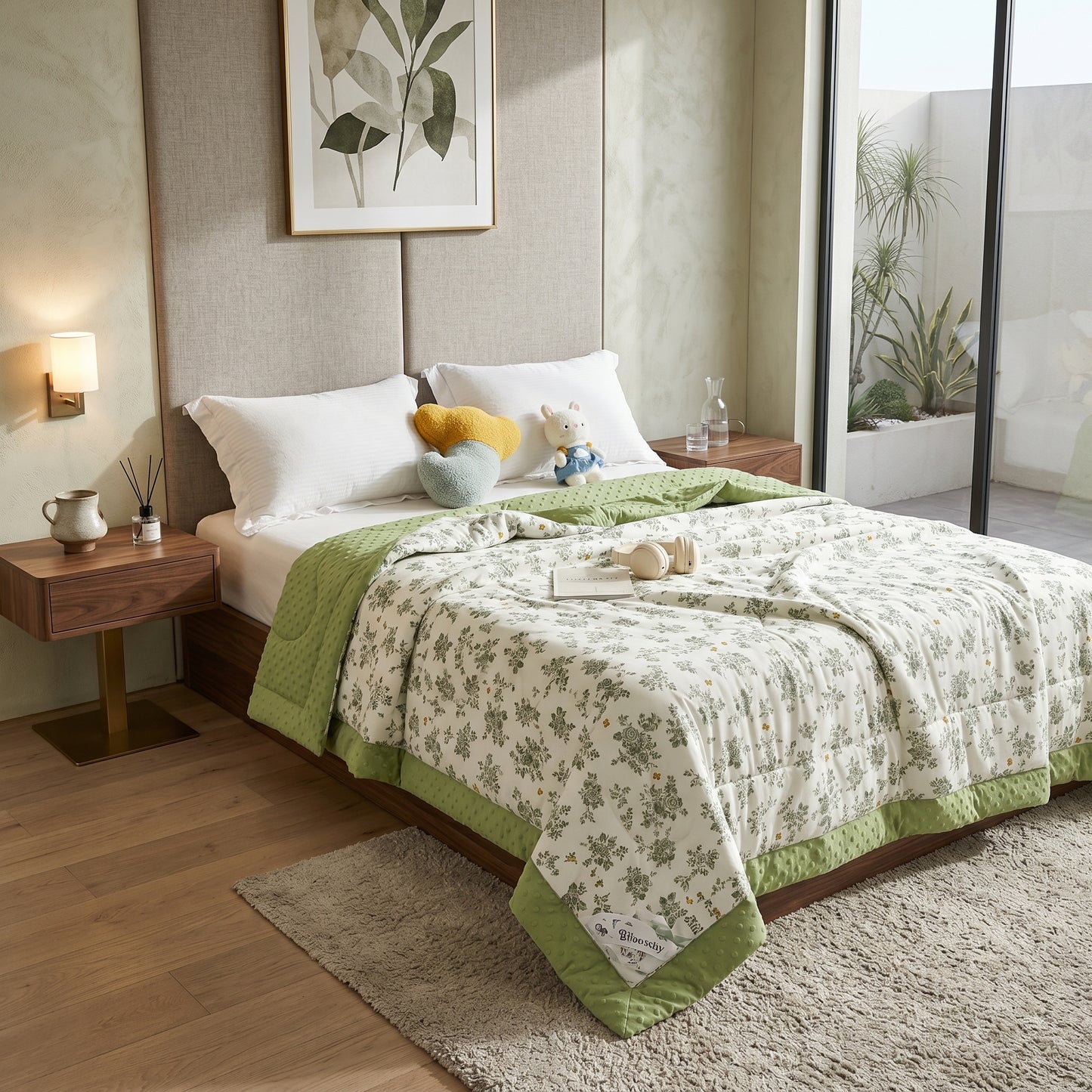 BLOOMCOOL – Floral Summer Quilt for Breathable Sleep
