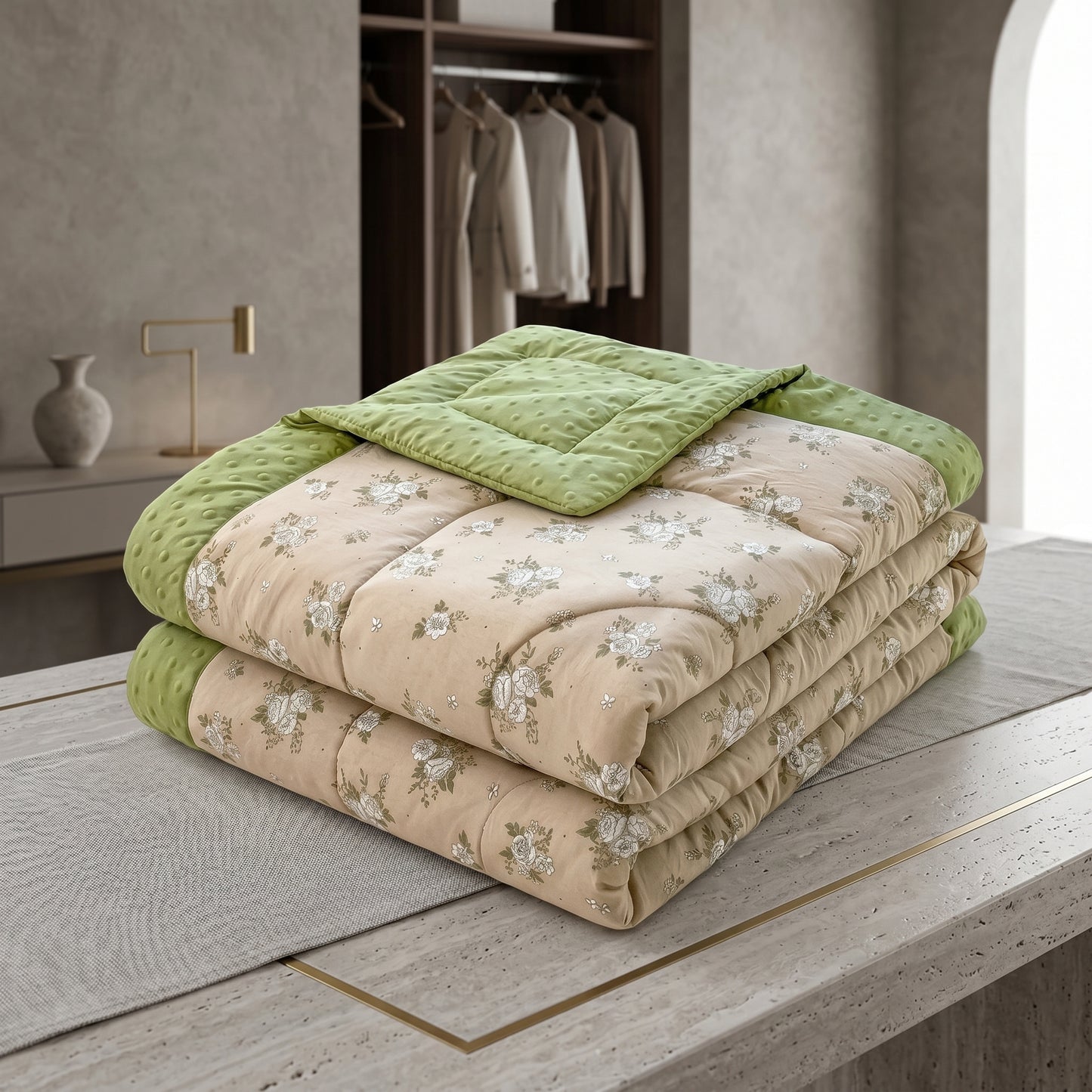 BLOOMCOOL – Floral Summer Quilt for Breathable Sleep