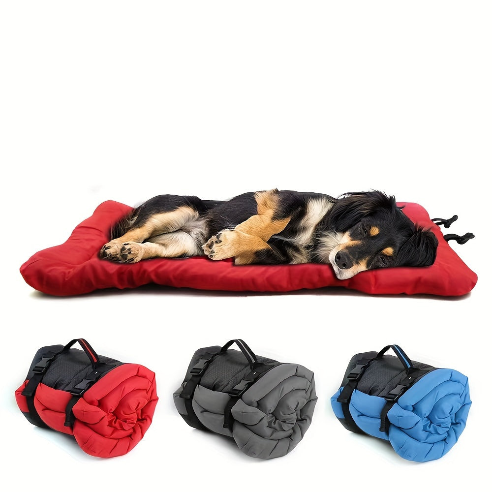 TrekTail Waterproof Dog Mat - Foldable Outdoor Pet Pad for Travel, 90x60cm 1
